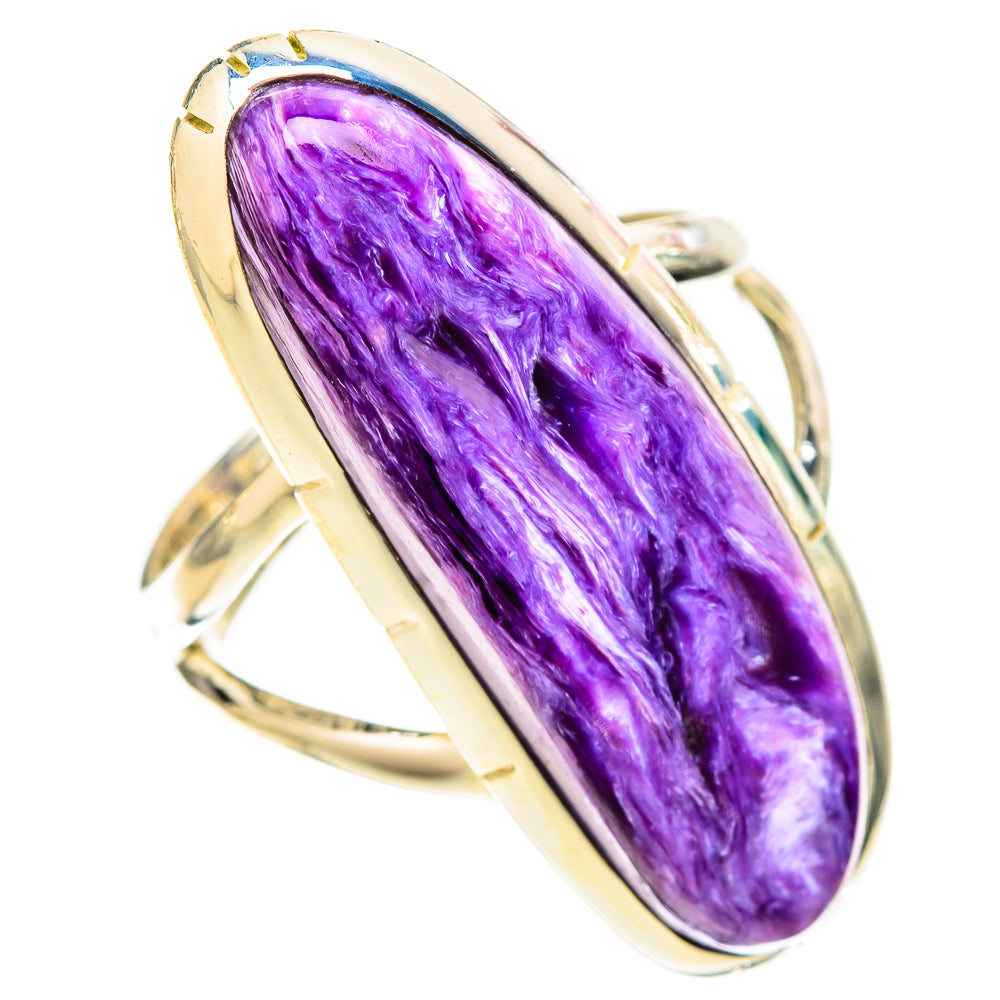 Charoite Rings handcrafted by Anasilvercos - RING120858 - Photo 2