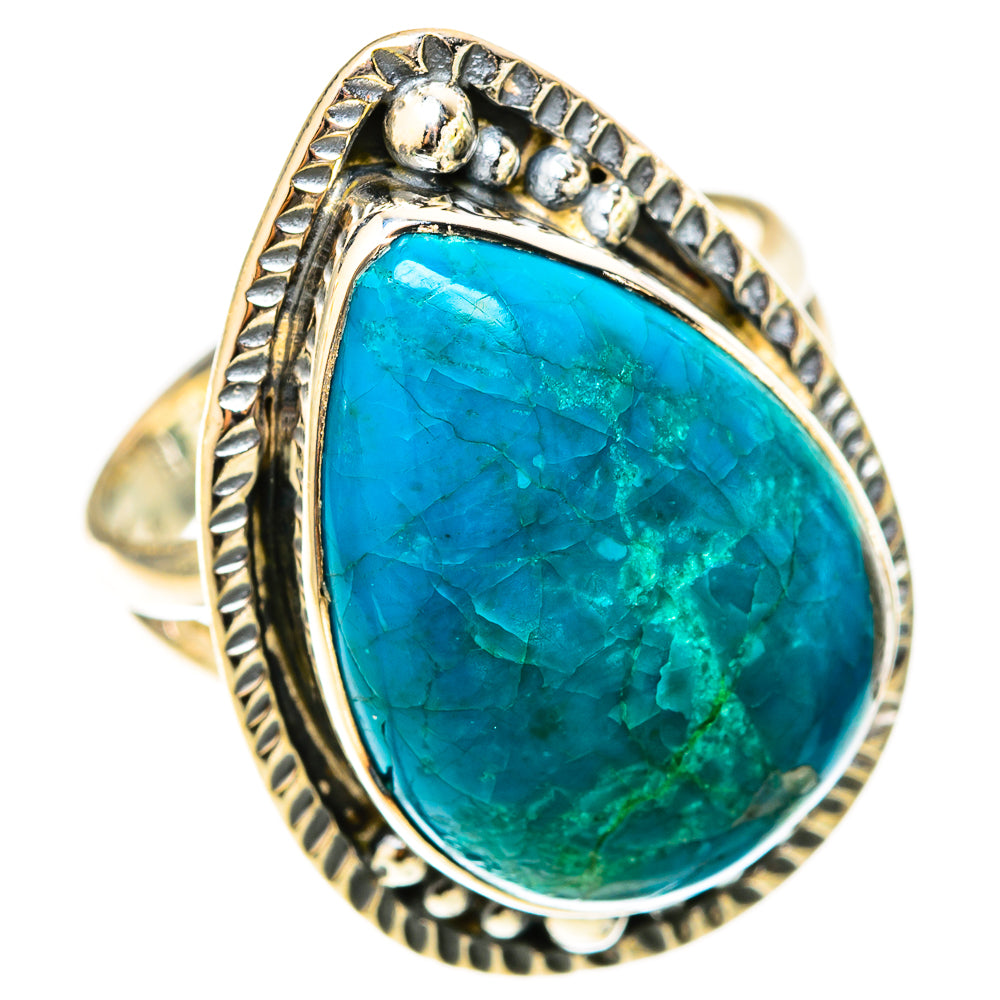 Chrysocolla Rings handcrafted by Anasilvercos - RING120890 - Photo 2
