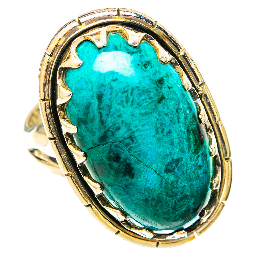 Chrysocolla Rings handcrafted by Anasilvercos - RING120893 - Photo 2