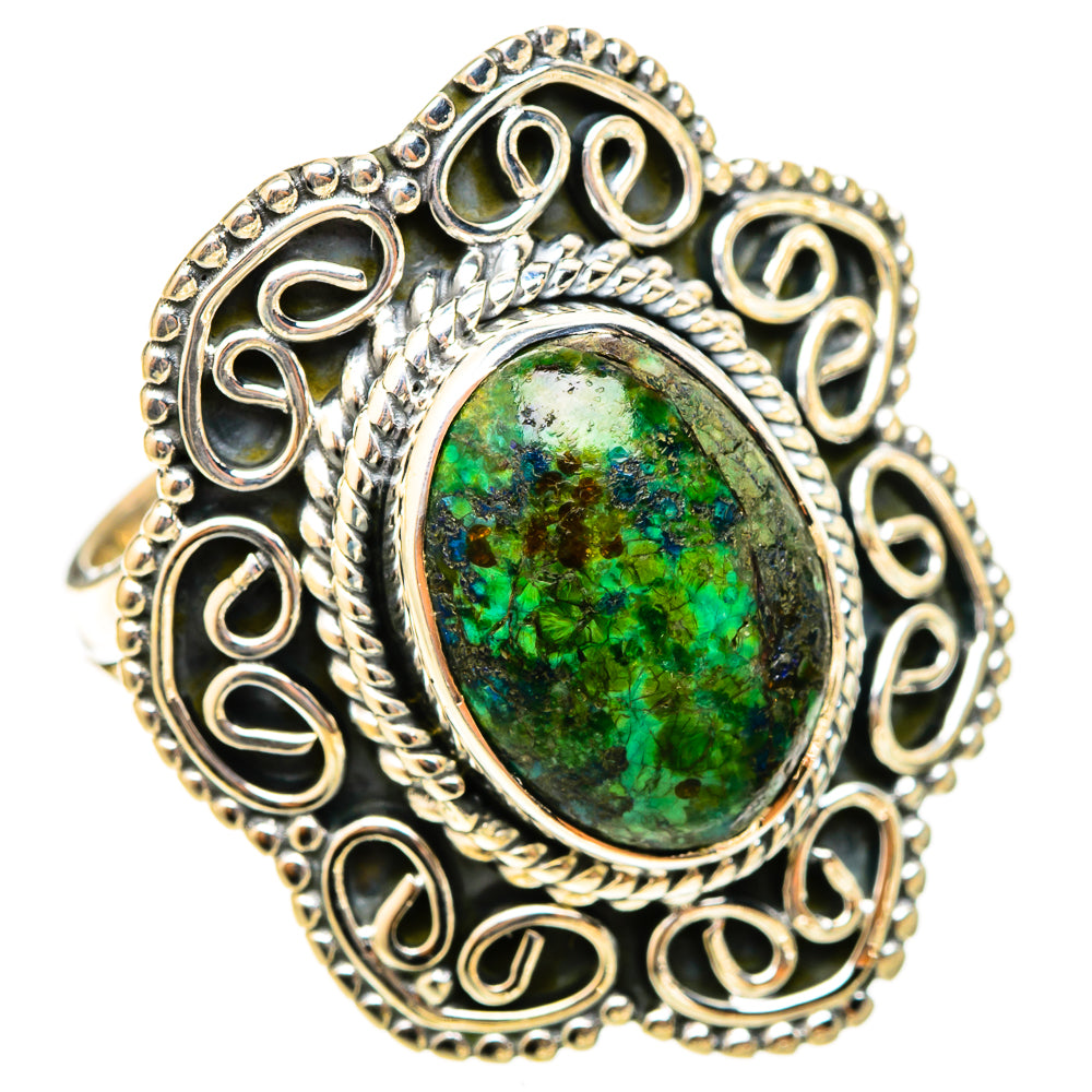 Azurite Rings handcrafted by Anasilvercos - RING120901 - Photo 2