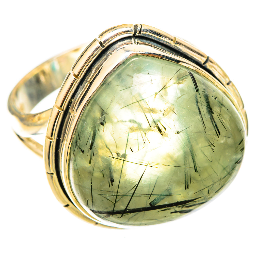 Prehnite Rings handcrafted by Anasilvercos - RING120902 - Photo 2