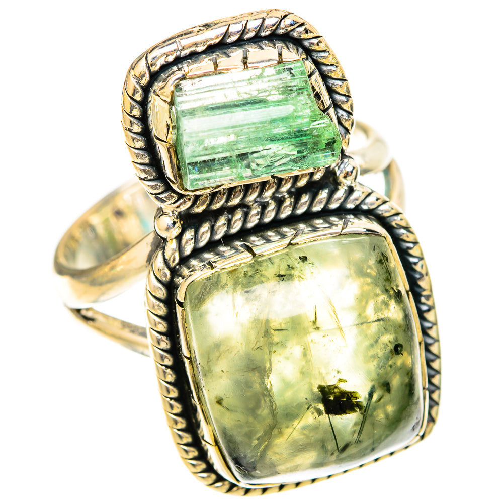 Prehnite Rings handcrafted by Anasilvercos - RING120905 - Photo 2