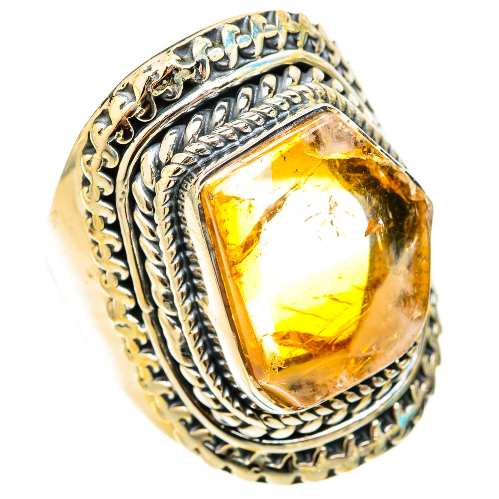 Citrine Rings handcrafted by Anasilvercos - RING120913 - Photo 2