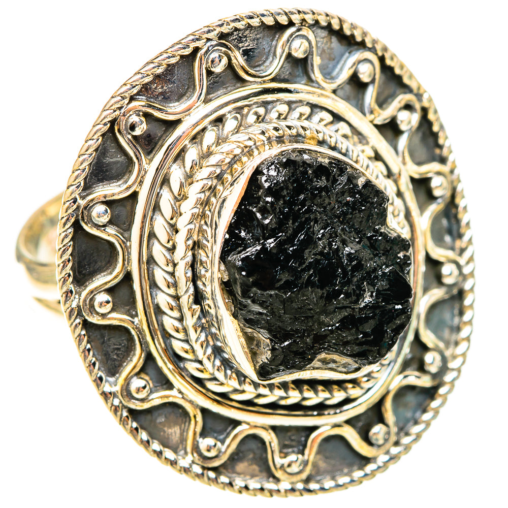 Black Tourmaline Rings handcrafted by Anasilvercos - RING120922 - Photo 2