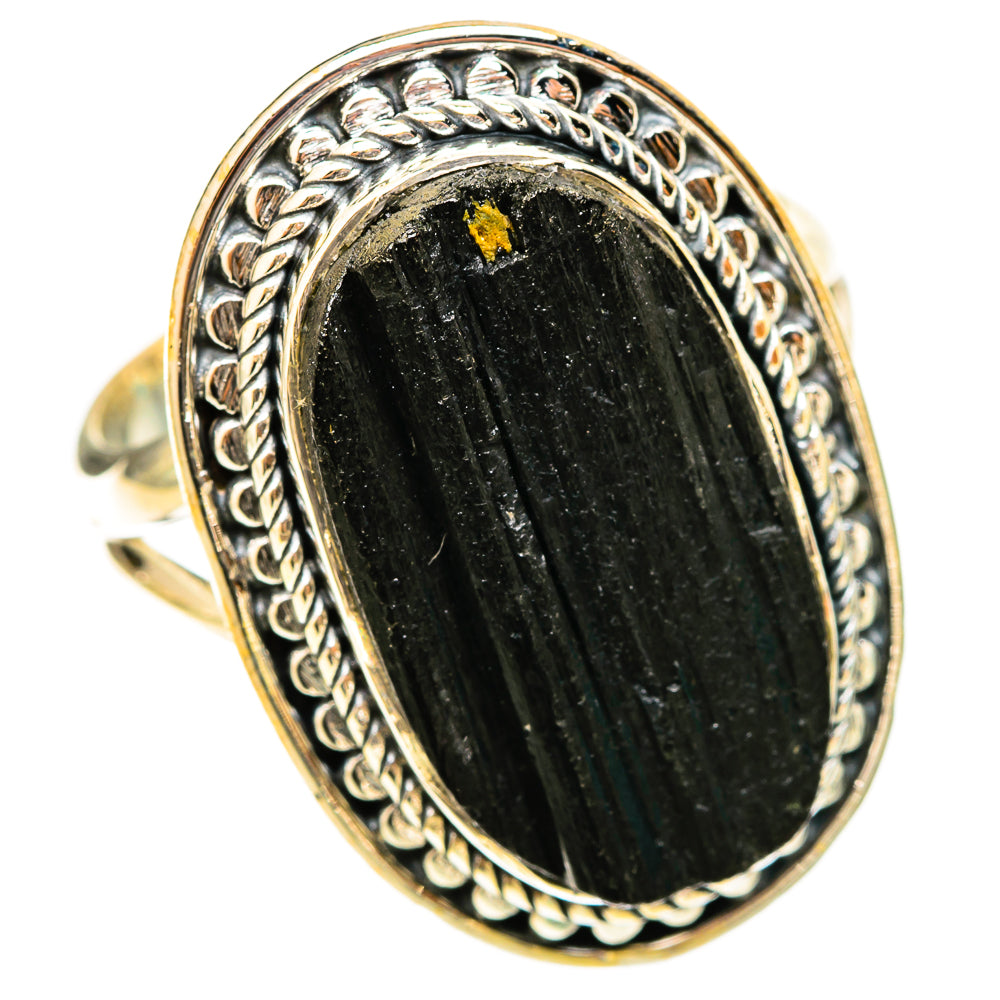 Black Tourmaline Rings handcrafted by Anasilvercos - RING120924 - Photo 2
