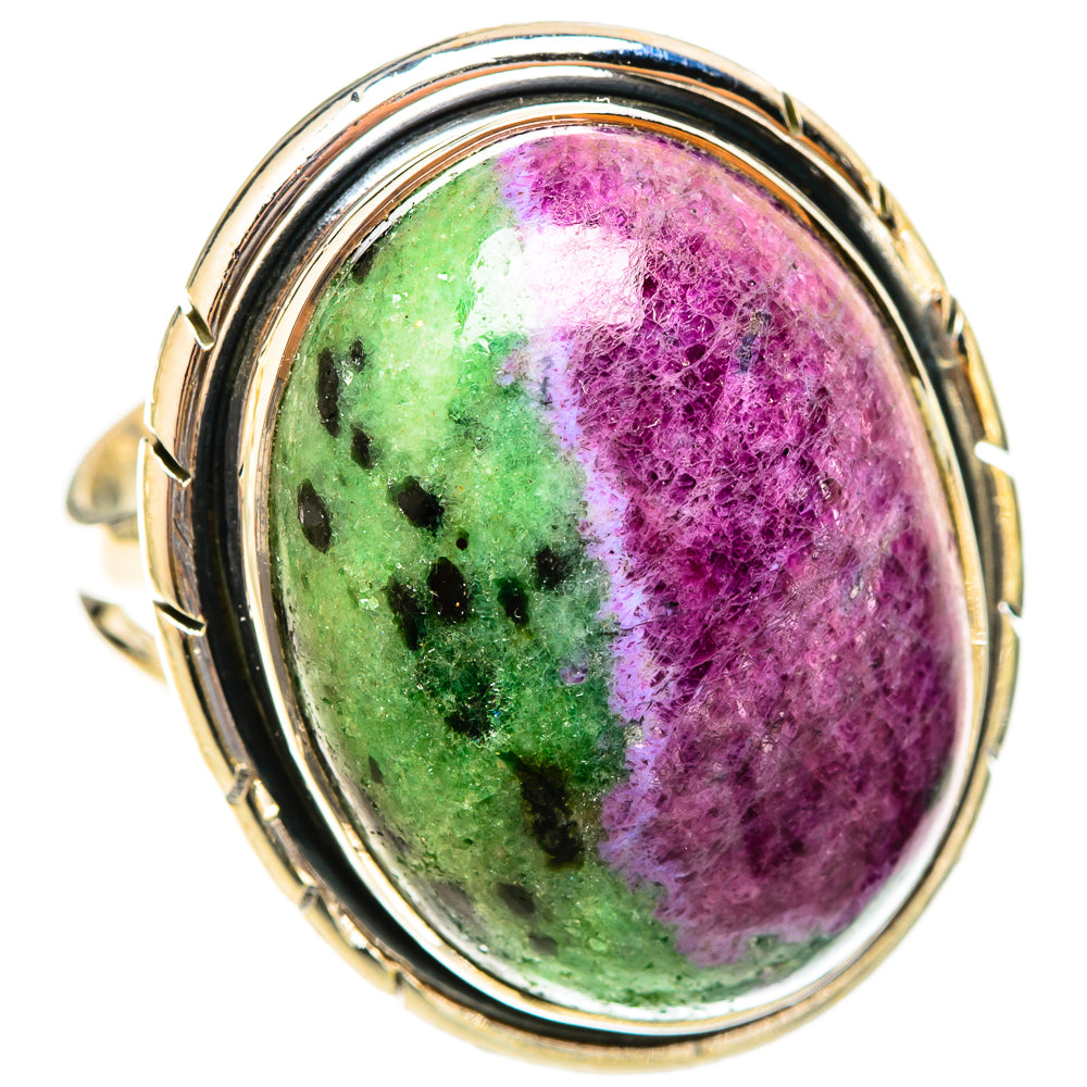 Ruby Zoisite Rings handcrafted by Anasilvercos - RING120936 - Photo 2