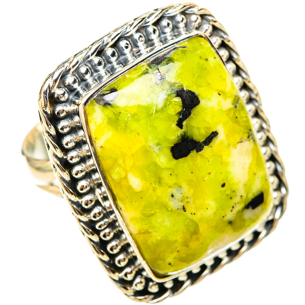 Lizardite Rings handcrafted by Anasilvercos - RING120941 - Photo 2