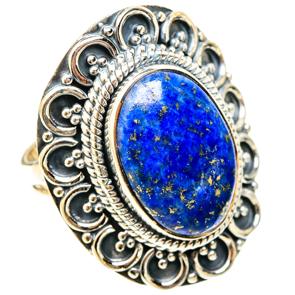 Lapis Lazuli Rings handcrafted by Anasilvercos - RING120945 - Photo 2