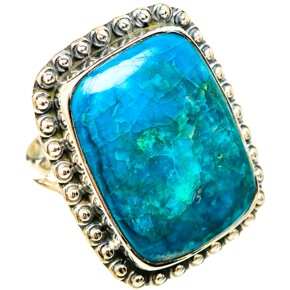 Chrysocolla Rings handcrafted by Anasilvercos - RING120949 - Photo 2