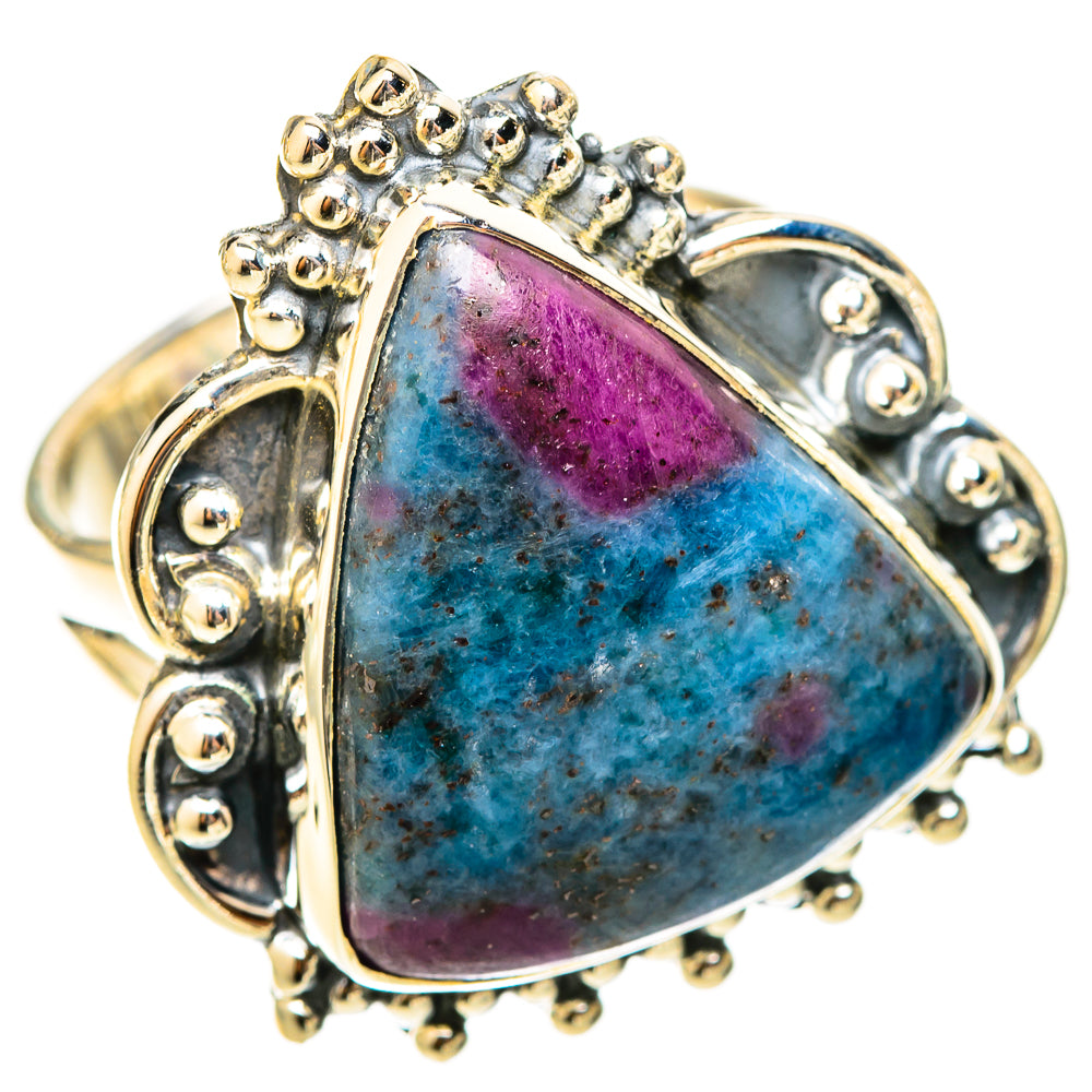 Ruby Fuchsite Rings handcrafted by Anasilvercos - RING120950 - Photo 2
