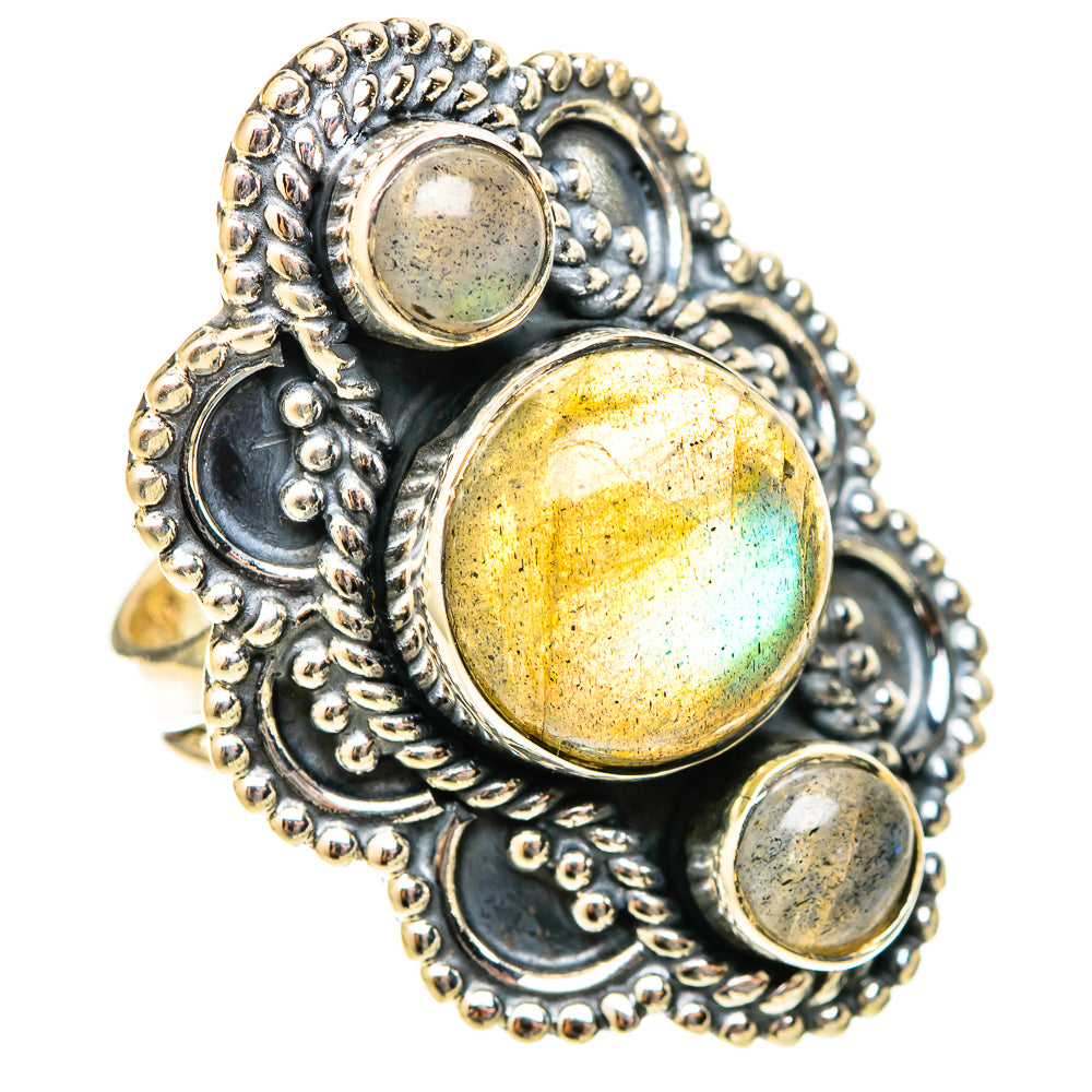 Labradorite Rings handcrafted by Anasilvercos - RING120956 - Photo 2