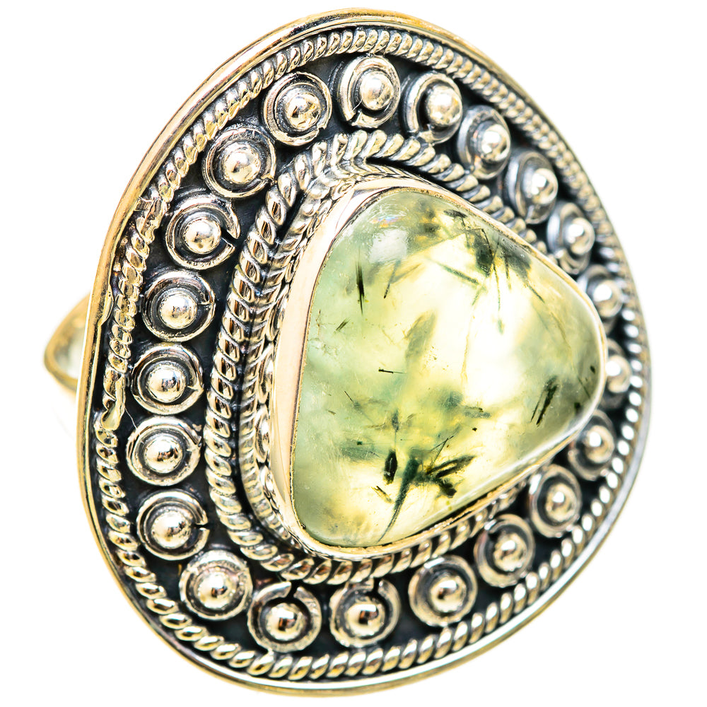 Prehnite Rings handcrafted by Anasilvercos - RING120962 - Photo 2