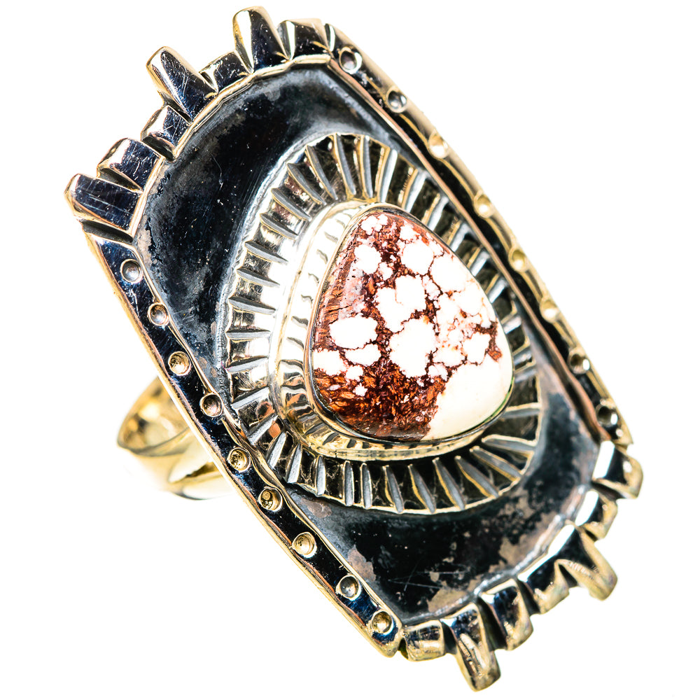 Wild Horse Jasper Rings handcrafted by Anasilvercos - RING120974 - Photo 2