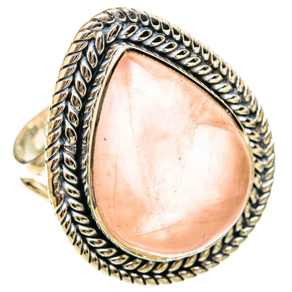 Rose Quartz Rings handcrafted by Anasilvercos - RING120975 - Photo 2