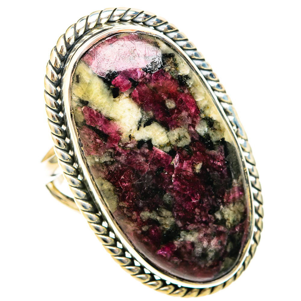 Russian Eudialyte Rings handcrafted by Anasilvercos - RING120982 - Photo 2