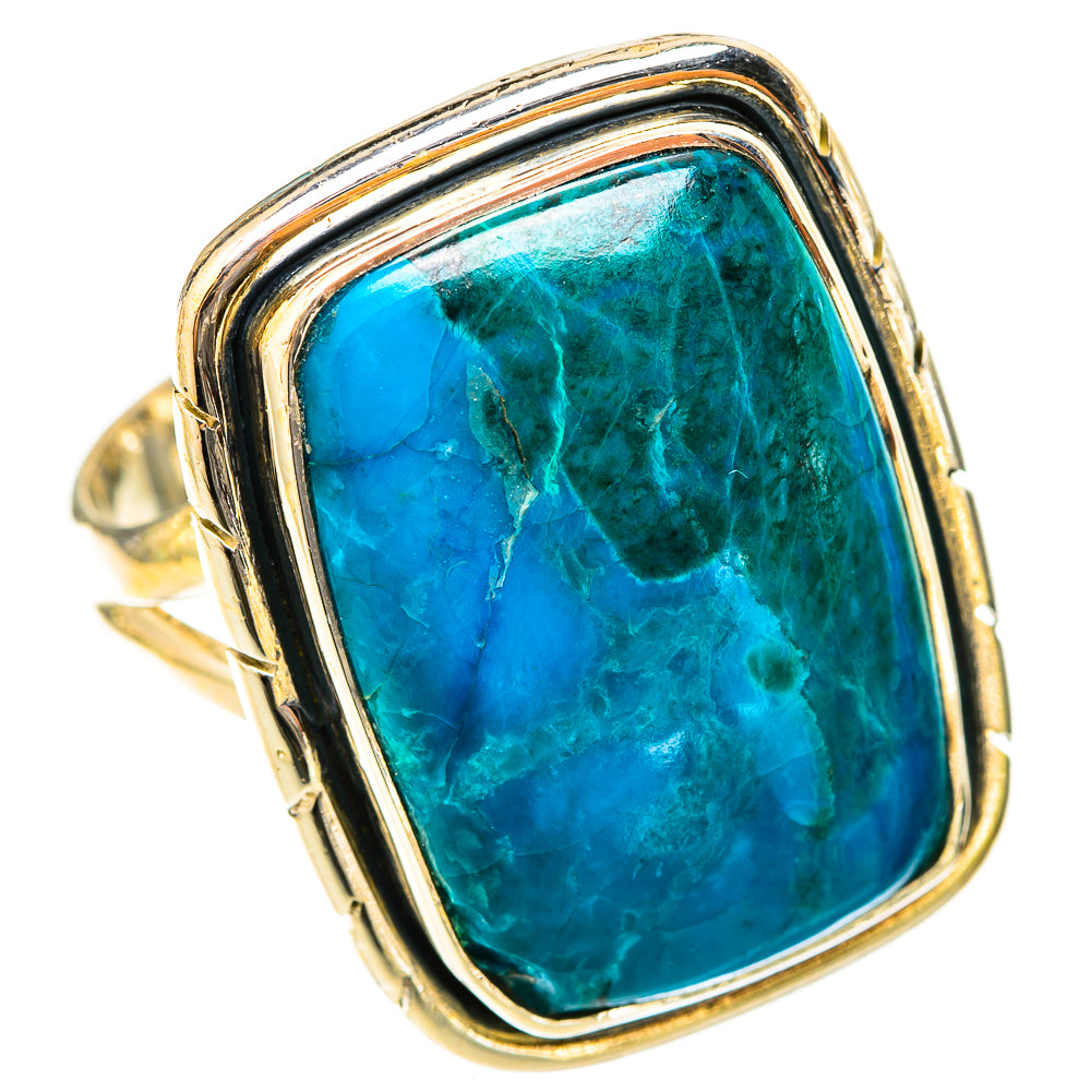 Chrysocolla Rings handcrafted by Anasilvercos - RING120998 - Photo 2