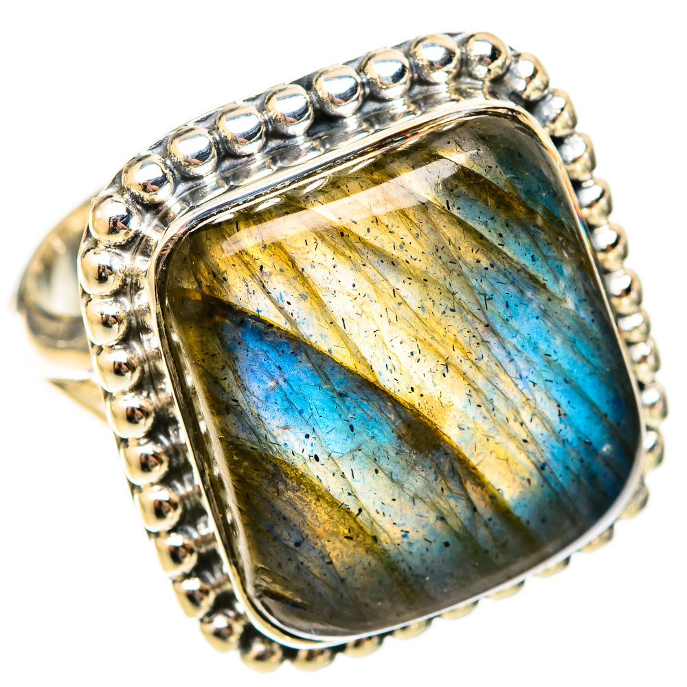 Labradorite Rings handcrafted by Anasilvercos - RING120999 - Photo 2
