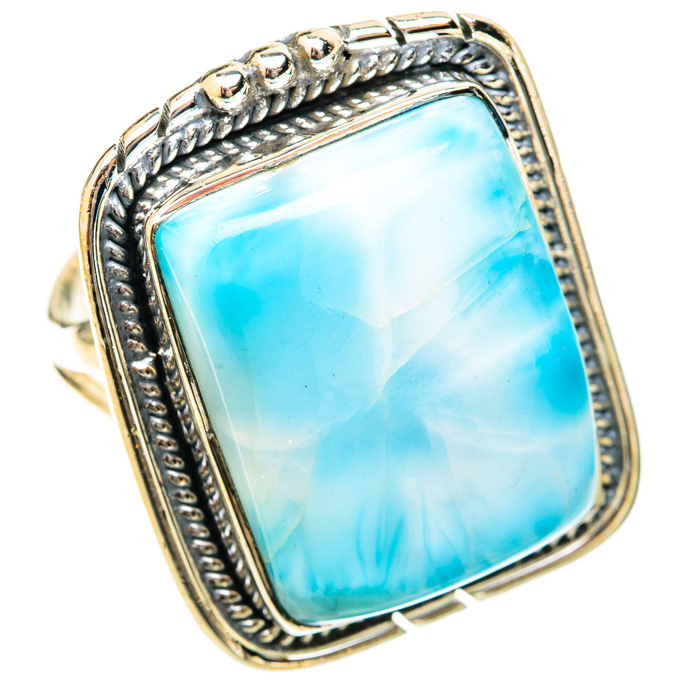 Larimar Rings handcrafted by Anasilvercos - RING121004 - Photo 2