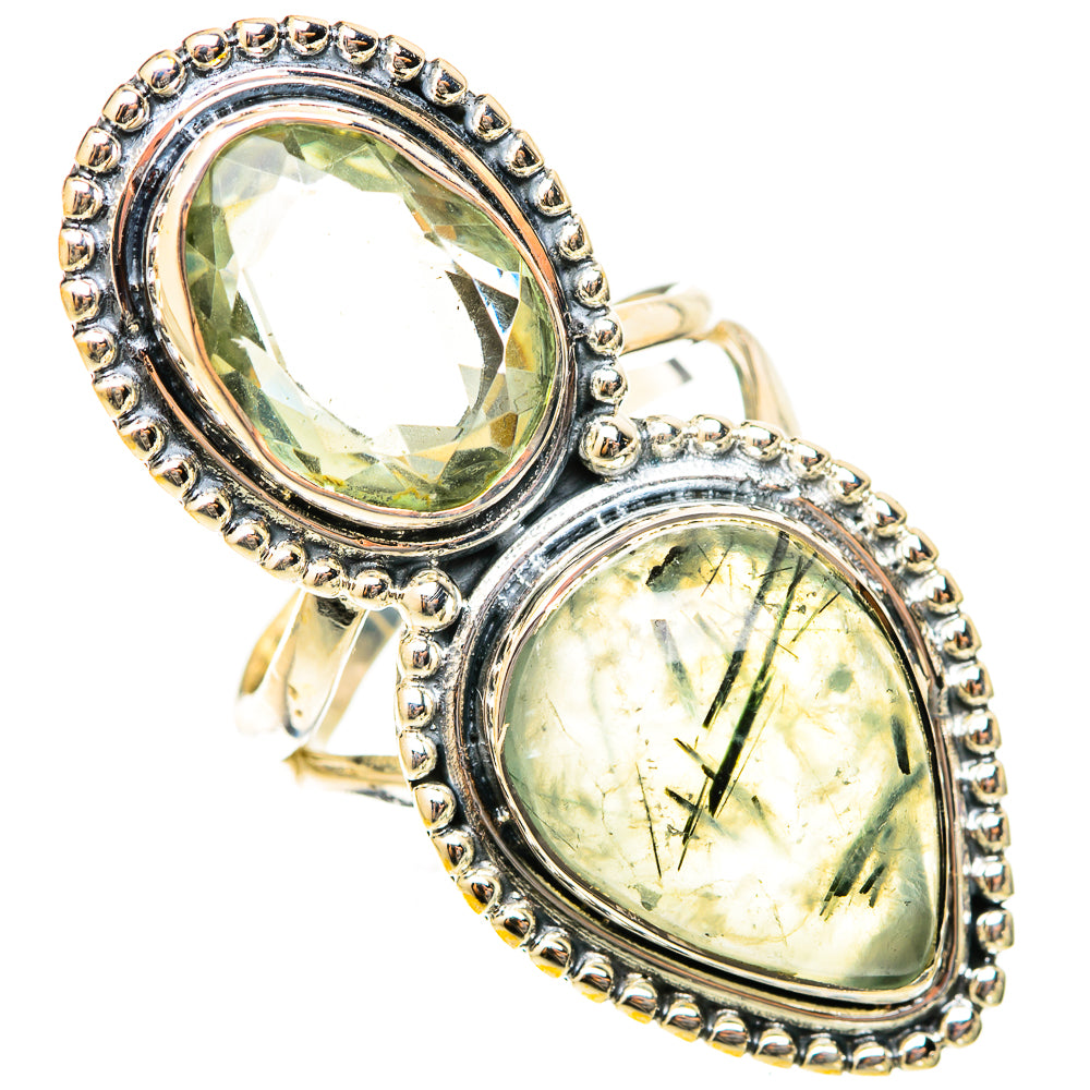 Prehnite Rings handcrafted by Anasilvercos - RING121005 - Photo 2