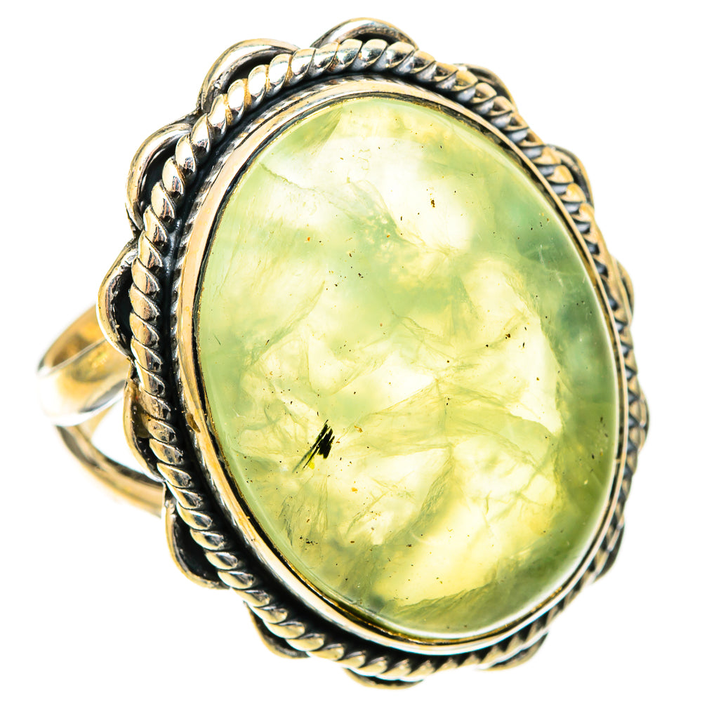 Prehnite Rings handcrafted by Anasilvercos - RING121010 - Photo 2