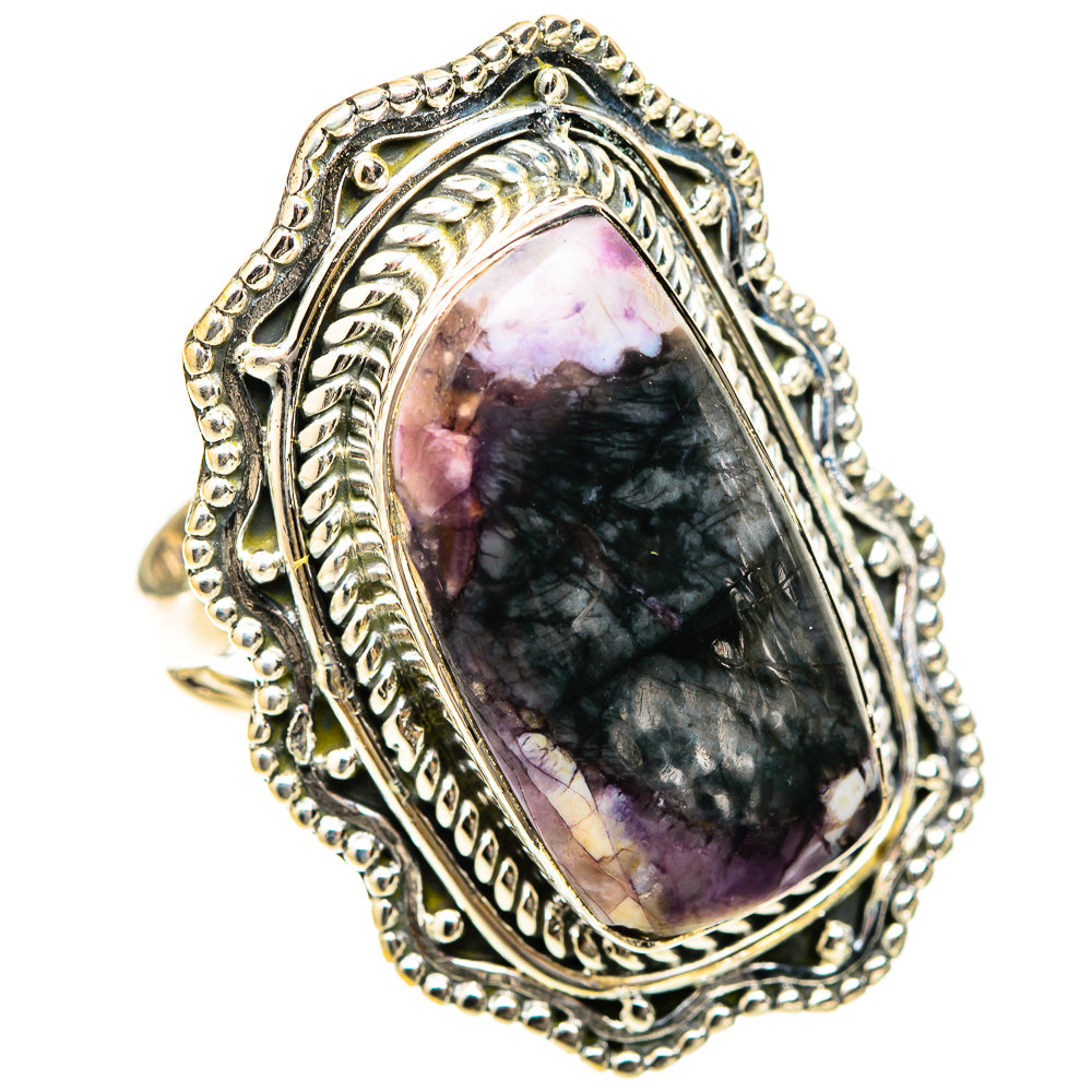 Charoite Rings handcrafted by Anasilvercos - RING121024 - Photo 2