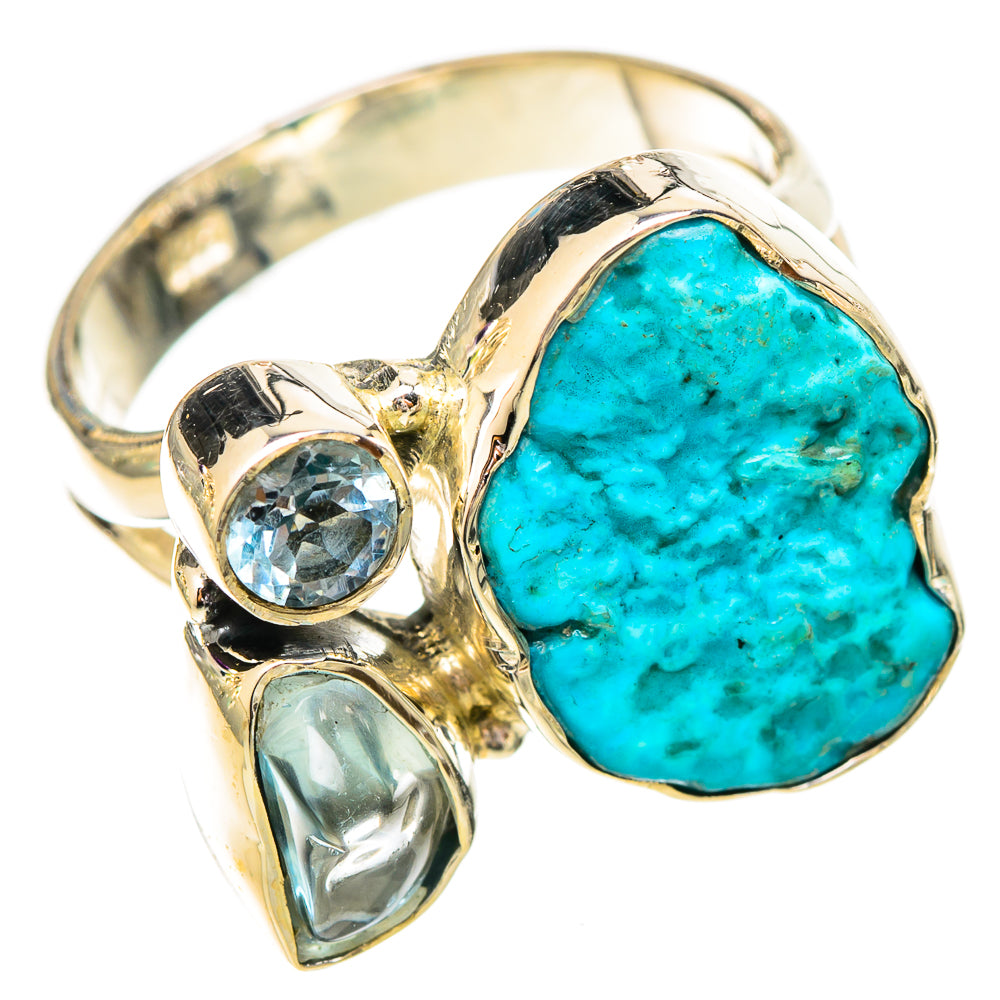 Turquoise Rings handcrafted by Anasilvercos - RING121031 - Photo 2