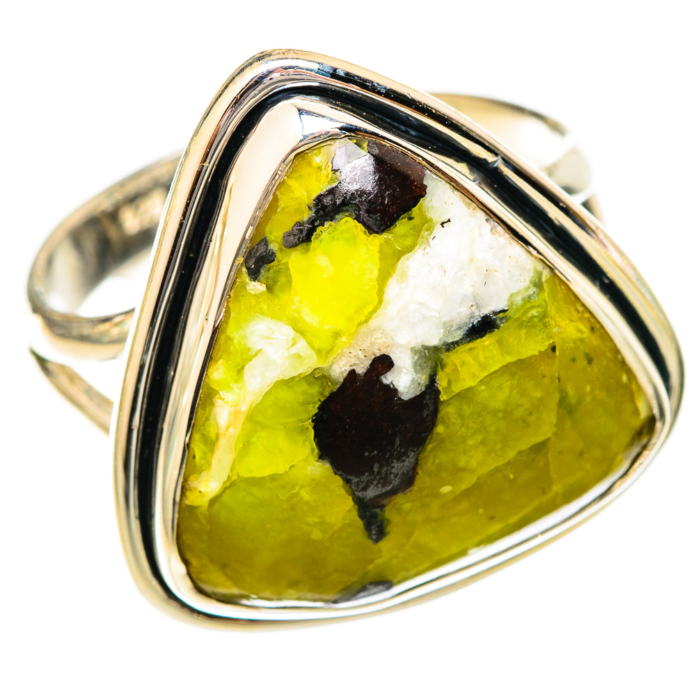 Lizardite Rings handcrafted by Anasilvercos - RING121039 - Photo 2