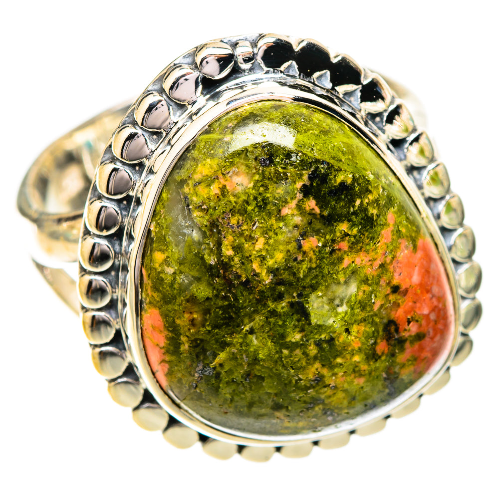 Unakite Rings handcrafted by Anasilvercos - RING121040 - Photo 2