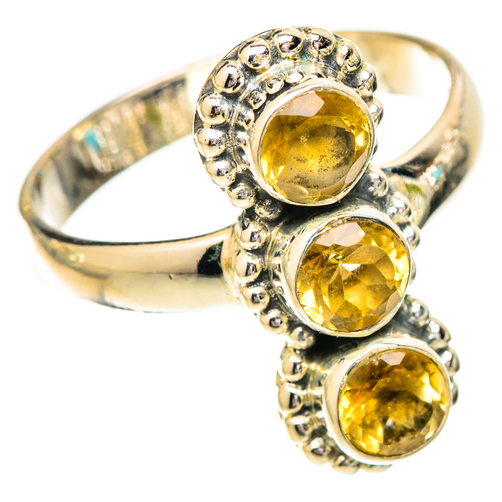 Citrine Rings handcrafted by Anasilvercos - RING121046 - Photo 2