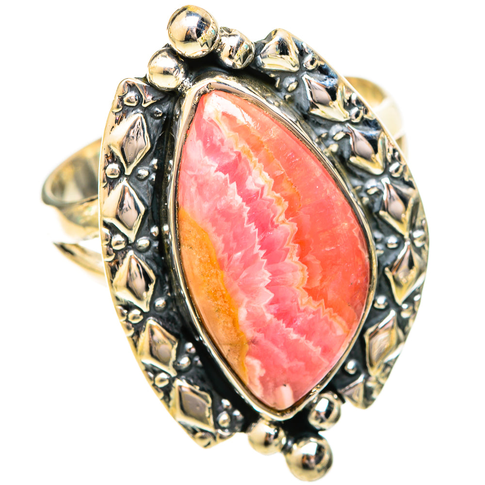 Rhodochrosite Rings handcrafted by Anasilvercos - RING121048 - Photo 2