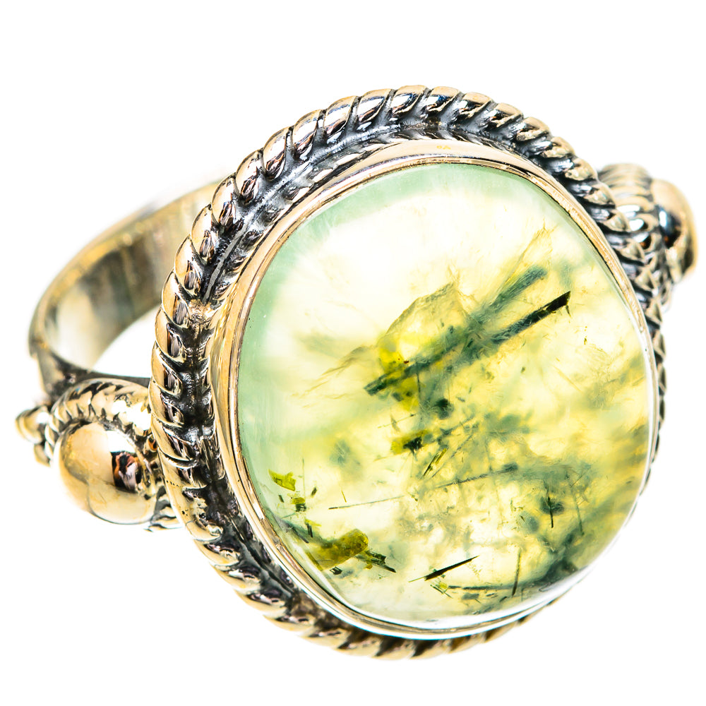 Prehnite Rings handcrafted by Anasilvercos - RING121071 - Photo 2
