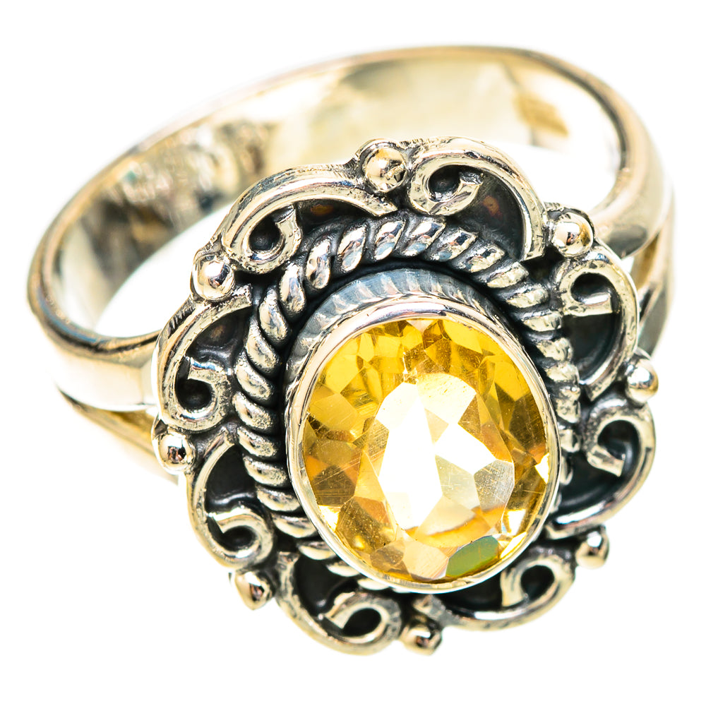 Citrine Rings handcrafted by Anasilvercos - RING121076 - Photo 2