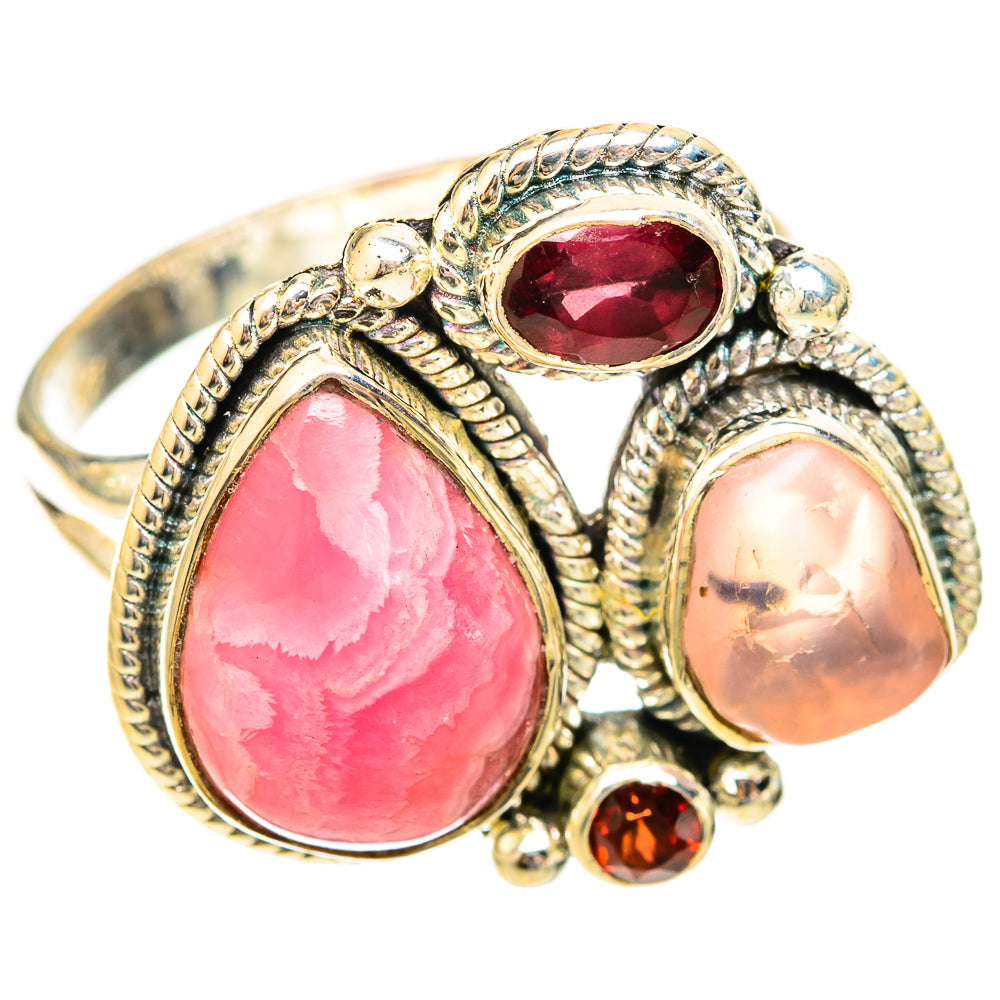 Rhodochrosite Rings handcrafted by Anasilvercos - RING121079 - Photo 2