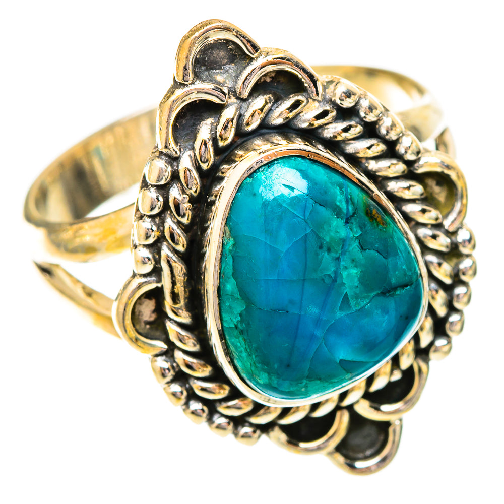 Chrysocolla Rings handcrafted by Anasilvercos - RING121097 - Photo 2
