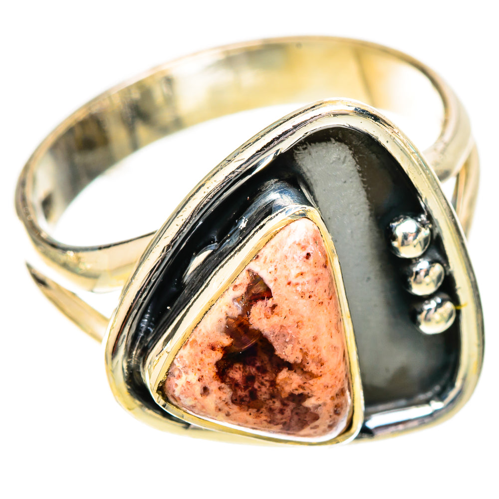 Mexican Fire Opal Rings handcrafted by Anasilvercos - RING121120 - Photo 2