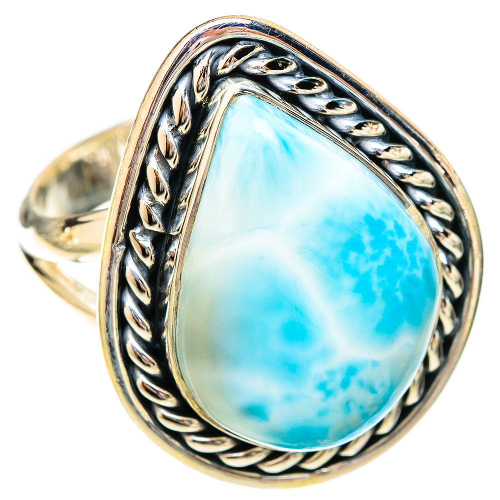 Larimar Rings handcrafted by Anasilvercos - RING121123 - Photo 2