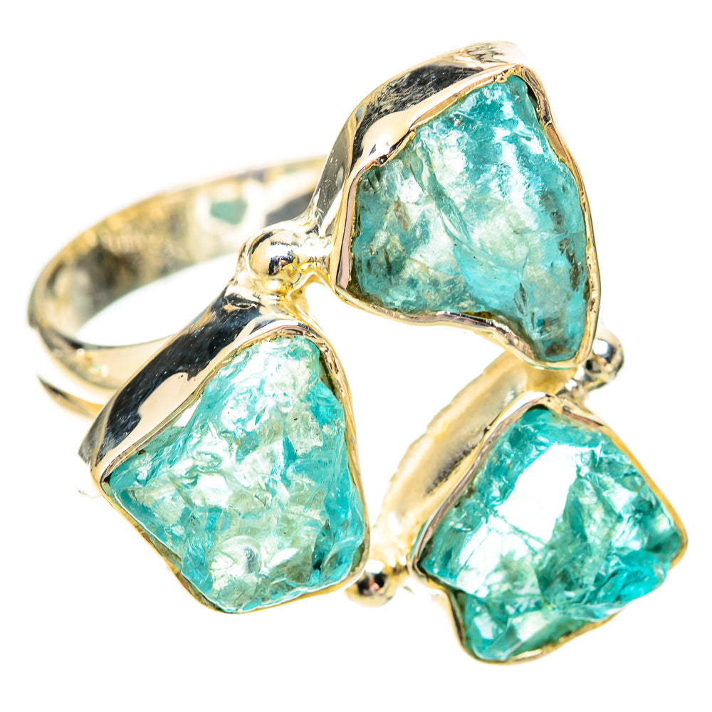 Apatite Rings handcrafted by Anasilvercos - RING121125 - Photo 2
