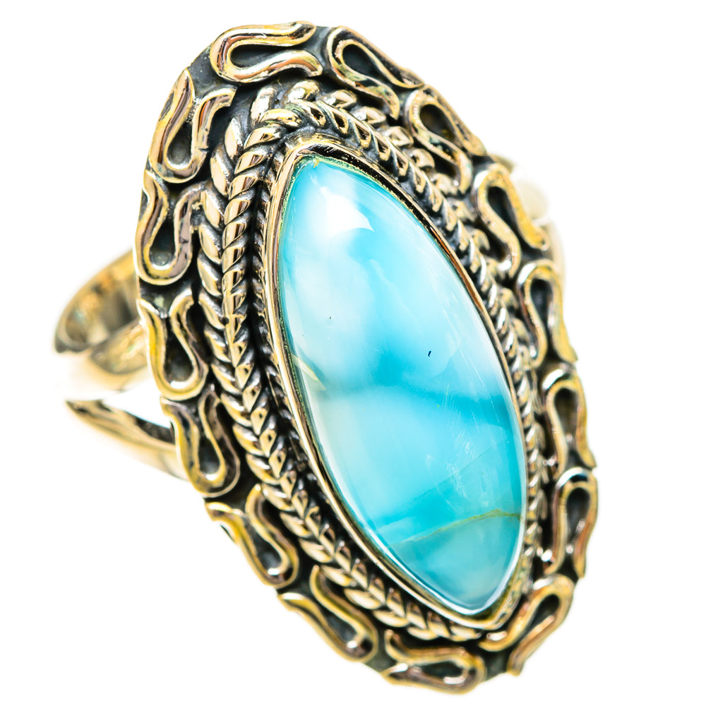 Larimar Rings handcrafted by Anasilvercos - RING121127 - Photo 2