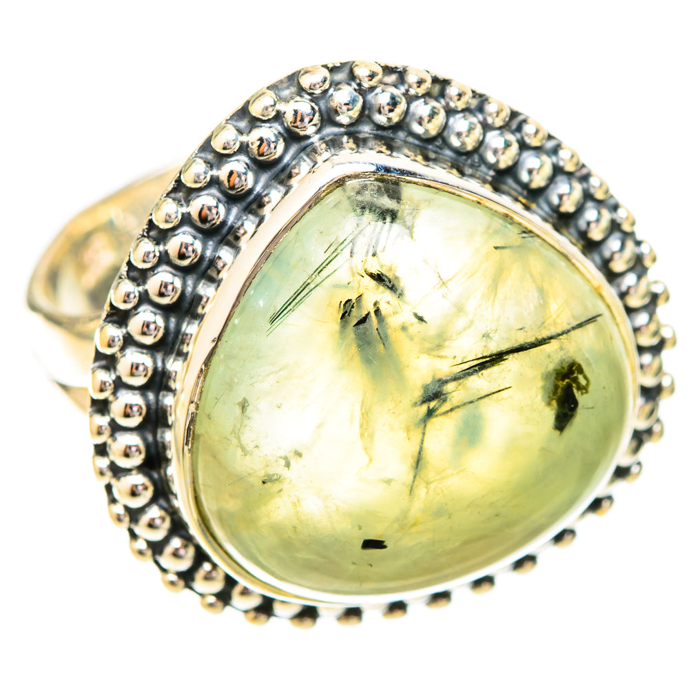 Prehnite Rings handcrafted by Anasilvercos - RING121132 - Photo 2