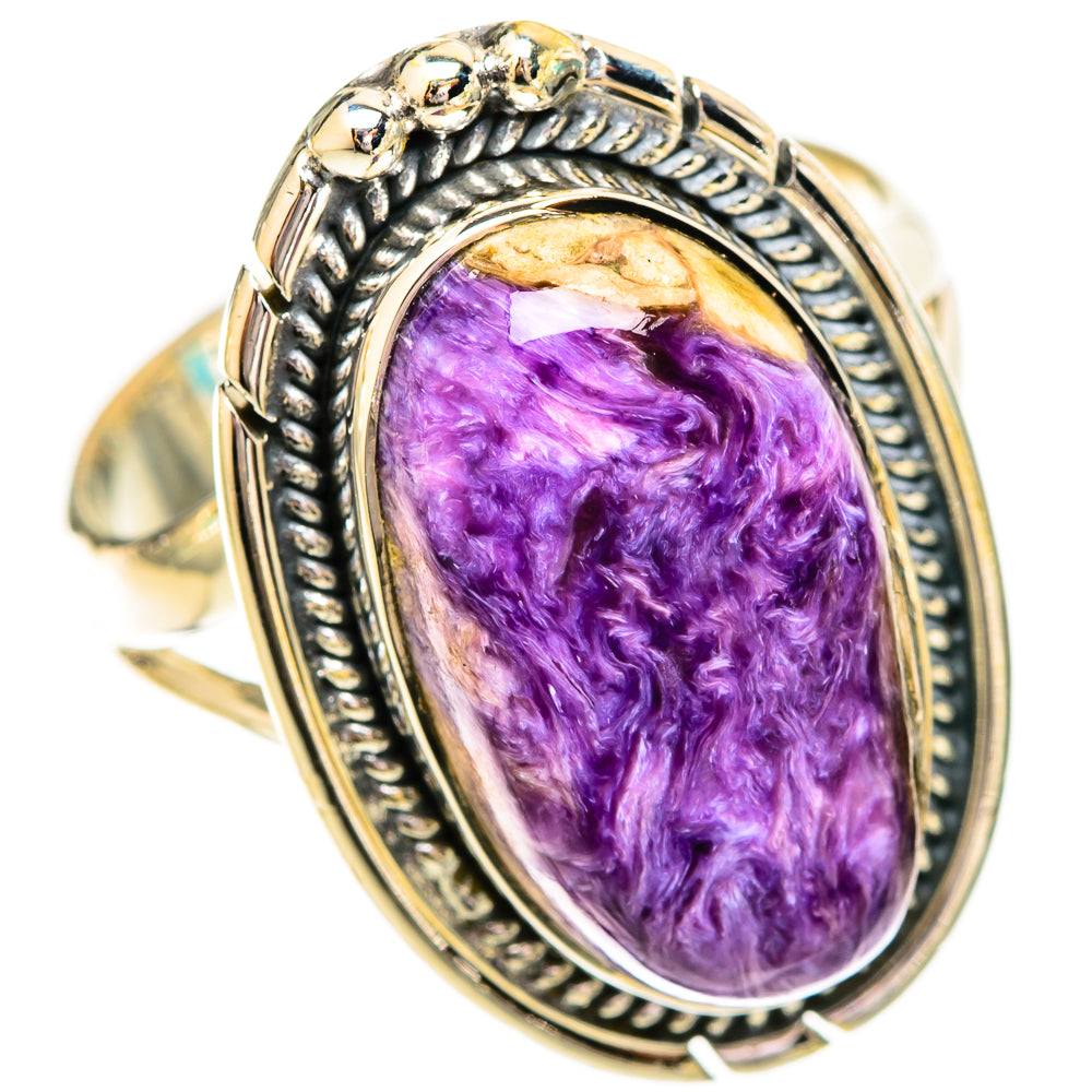 Charoite Rings handcrafted by Anasilvercos - RING121169 - Photo 2