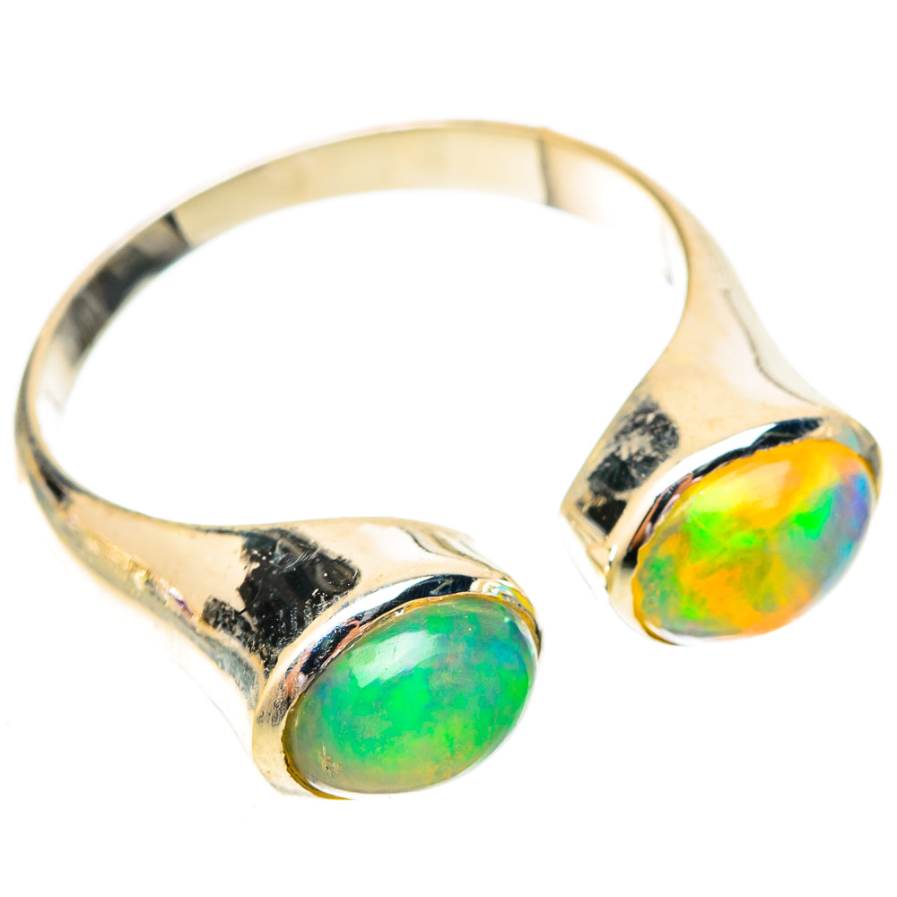 Ethiopian Opal Rings handcrafted by Anasilvercos - RING121177 - Photo 2