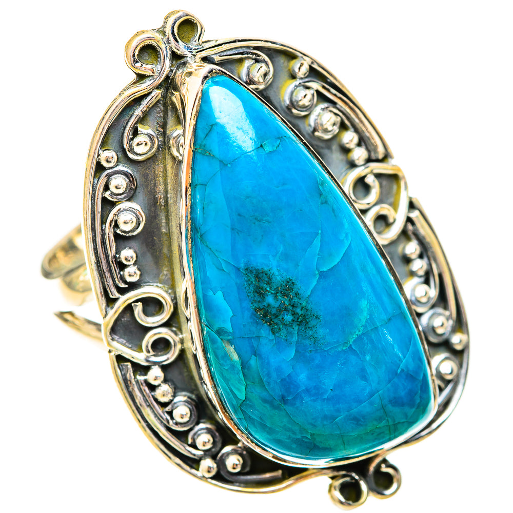 Chrysocolla Rings handcrafted by Anasilvercos - RING121180 - Photo 2