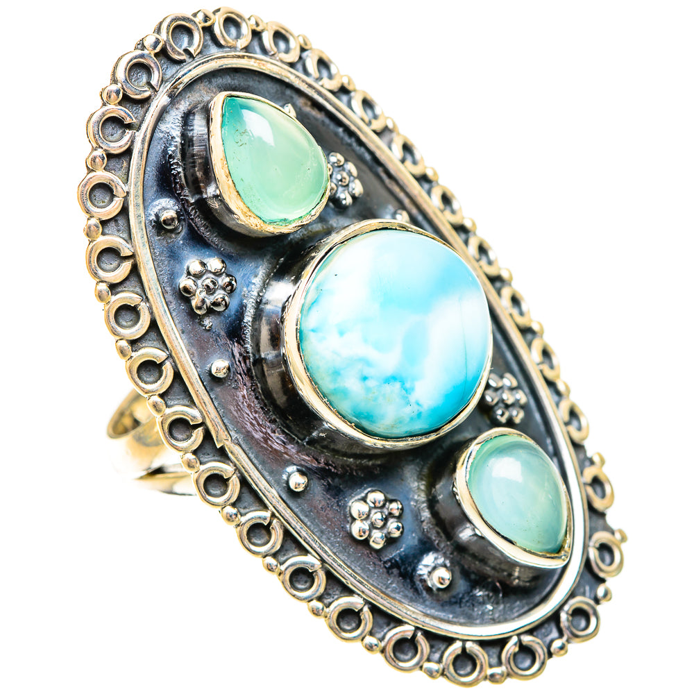 Larimar Rings handcrafted by Anasilvercos - RING121181 - Photo 2