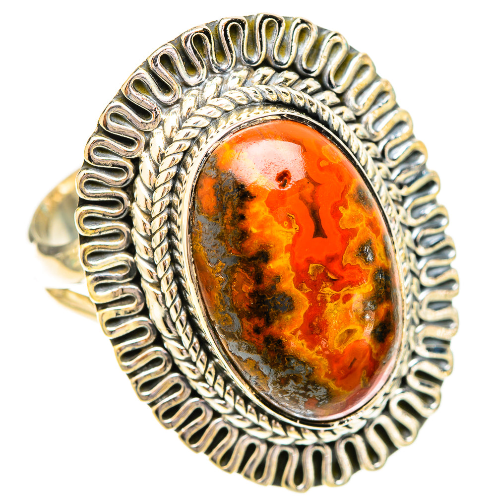 Moroccan Agate Rings handcrafted by Anasilvercos - RING121205 - Photo 2