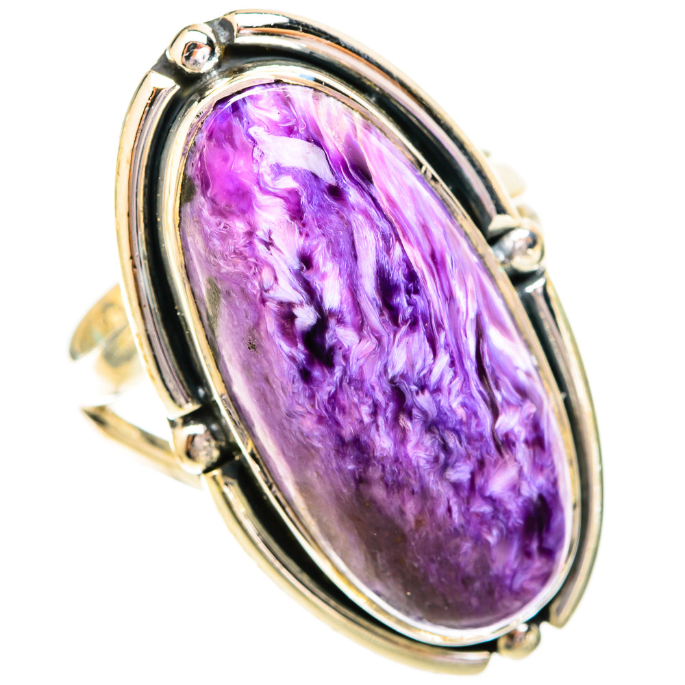 Charoite Rings handcrafted by Anasilvercos - RING121212 - Photo 2