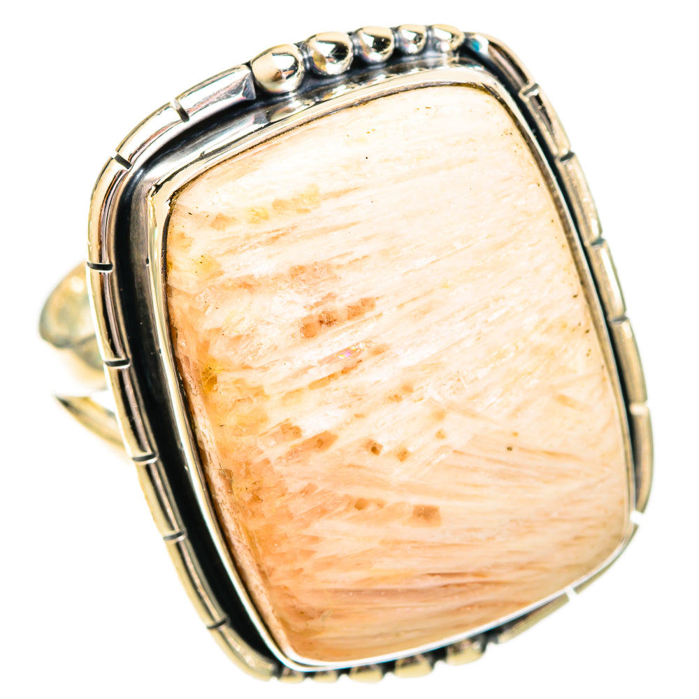 Scolecite Rings handcrafted by Anasilvercos - RING121254 - Photo 2