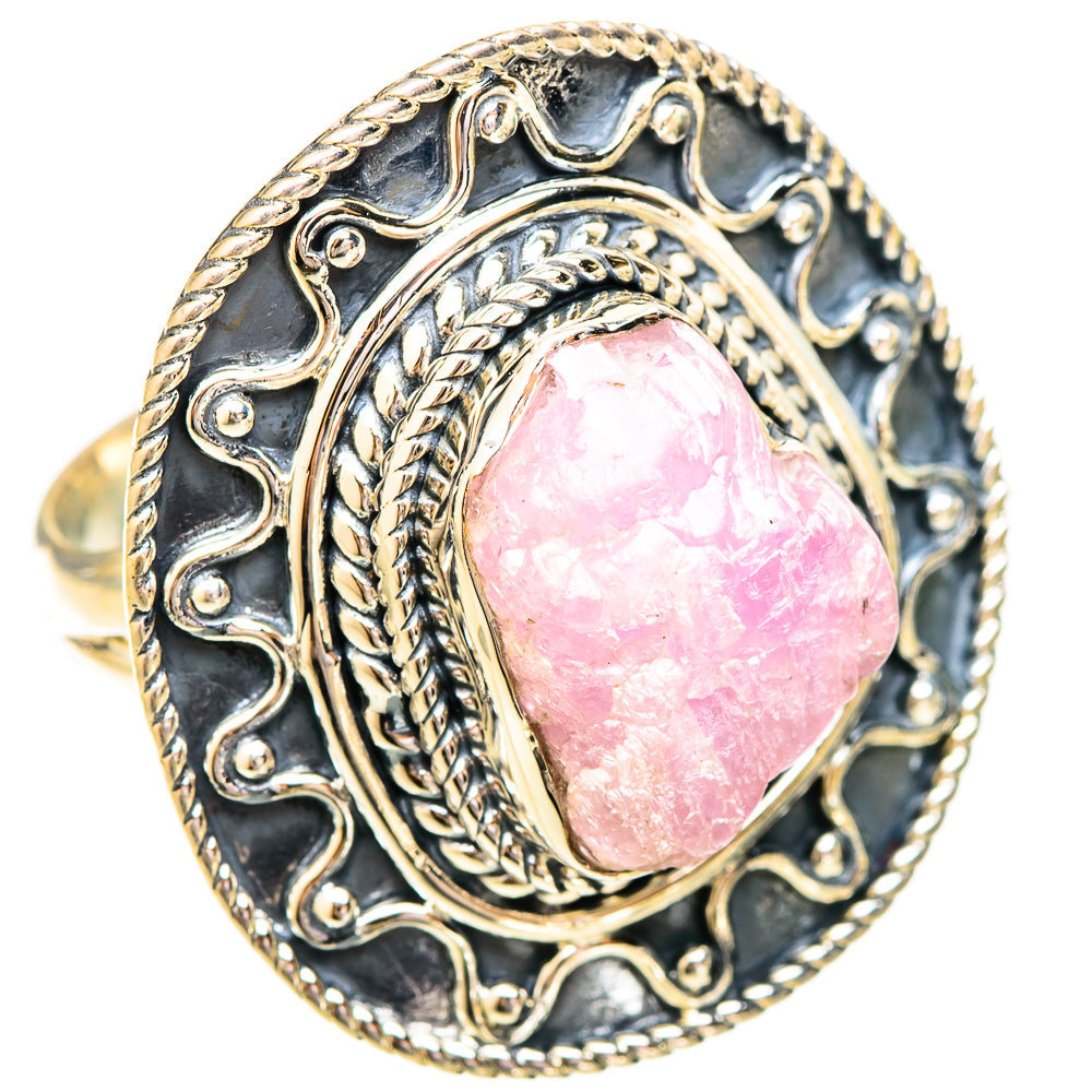 Rose Quartz Rings handcrafted by Anasilvercos - RING121257 - Photo 2