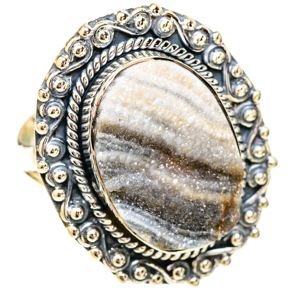 Desert Druzy Rings handcrafted by Anasilvercos - RING121278 - Photo 2