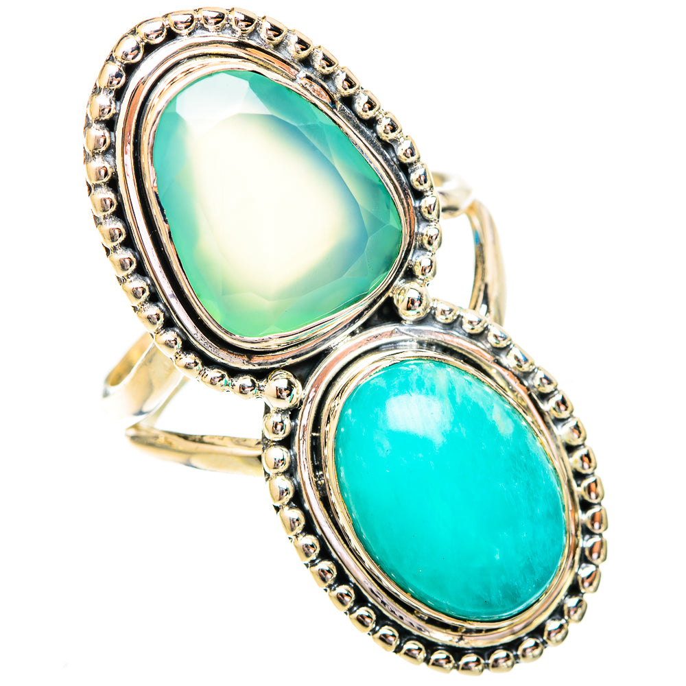 Amazonite Rings handcrafted by Anasilvercos - RING121284 - Photo 2