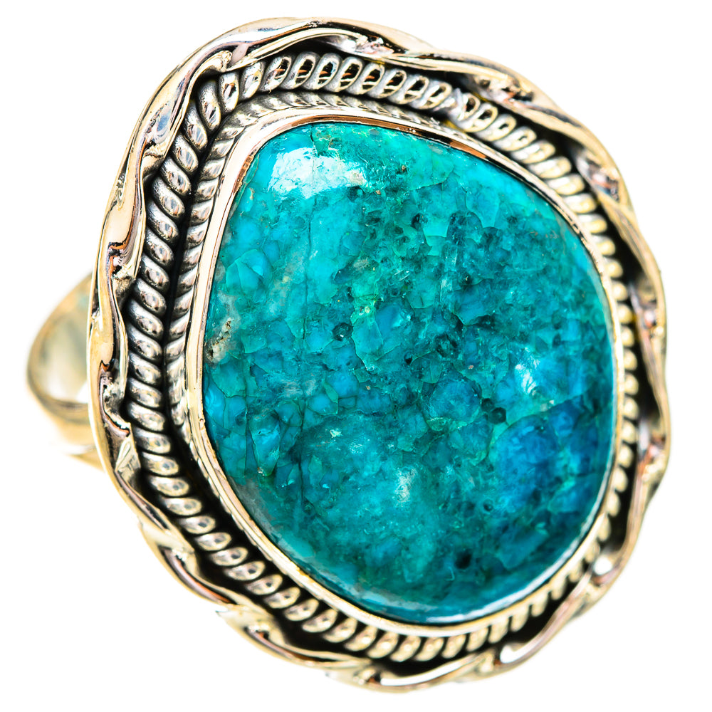 Chrysocolla Rings handcrafted by Anasilvercos - RING121286 - Photo 2